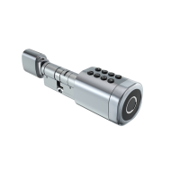 Розумний дверний біометричний замок (циліндр) SEVEN LOCK SL-7774BF silver (35-90 мм)