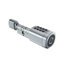 Розумний дверний біометричний замок (циліндр) SEVEN LOCK SL-7774BF silver (35-90 мм)