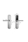 Розумний дверний біометричний замок SEVEN LOCK SL-7768BF (85мм) silver