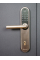 Розумний дверний біометричний замок SEVEN LOCK SL-7768BF (85мм) silver