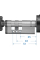 Розумний дверний біометричний замок (циліндр) SEVEN LOCK SL-7773BF silver (40-106 мм)