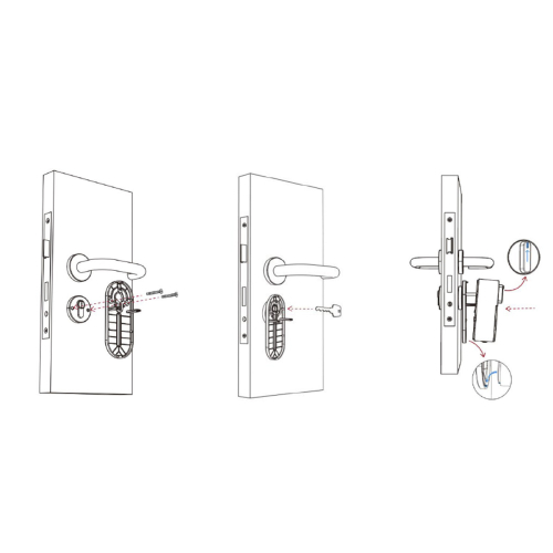 Розумний дверний електромоторний замок SEVEN LOCK SL-7772BM