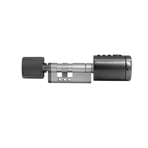 Розумний дверний біометричний замок (циліндр) SEVEN LOCK SL-7773BF black (40-106 мм)