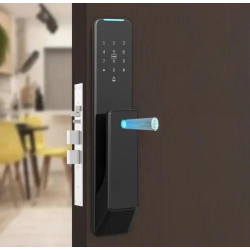 Розумний дверний біометричний замок SEVEN LOCK SL-7775BF black