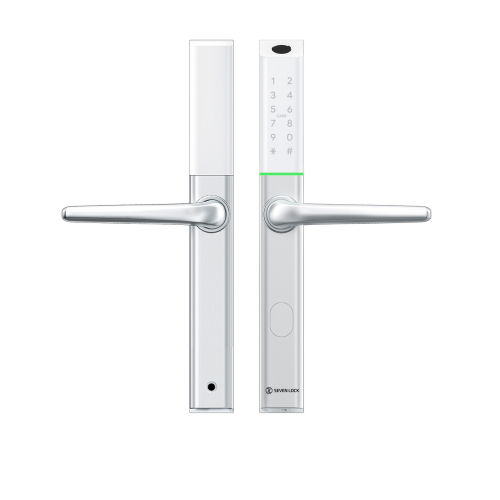 Розумний дверний біометричний замок SEVEN LOCK SL-7763BF white