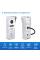 IP-панель виклику з вбудованим зчитувачем карт MIFARE SEVEN CP-7500FHD-Wi-Fi white