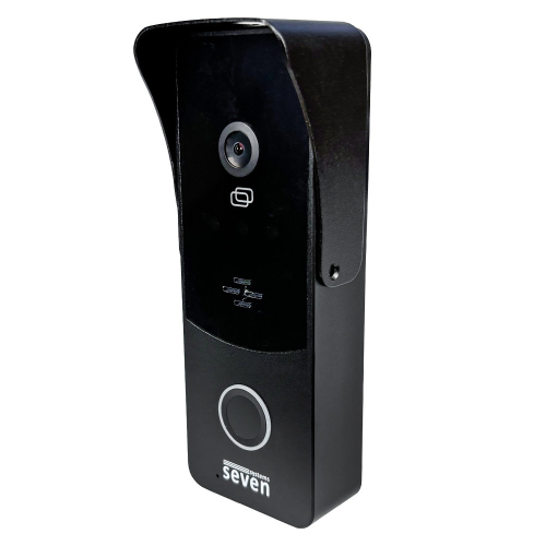 Виклична панель домофону з вбудованим контролером SEVEN CP-7508 FHD black