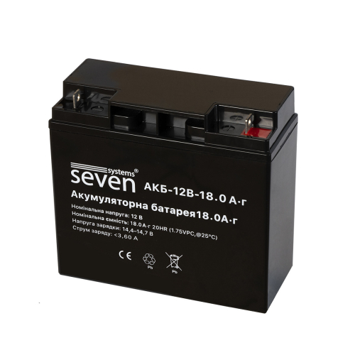 Аккумуляторная батарея SEVEN 12В/18А·ч