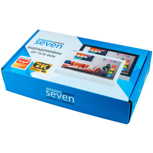 Відеодомофон 7 дюймів з Wi-Fi SEVEN DP-7579-W2K black