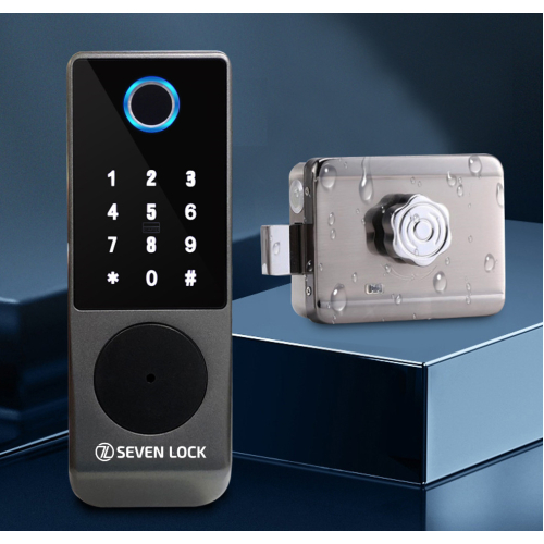 Умный биометрический замок SEVEN LOCK SL-7770BF