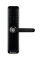 Умный дверной биометрический замок SEVEN LOCK SL-7767BF black (врезная часть 6068)