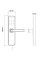 Умный дверной биометрический замок SEVEN LOCK SL-7740BF grey (врезная часть 5050)