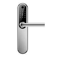 Розумний дверний біометричний замок SEVEN LOCK SL-7768BF silver
