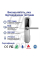 Умный дверной биометрический замок SEVEN LOCK SL-7768BF silver