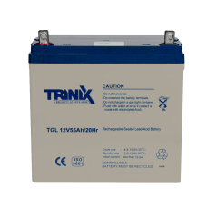 Аккумуляторная батарея гелевая 12В 55Аг Trinix TGL12V55Ah/20Hr GEL