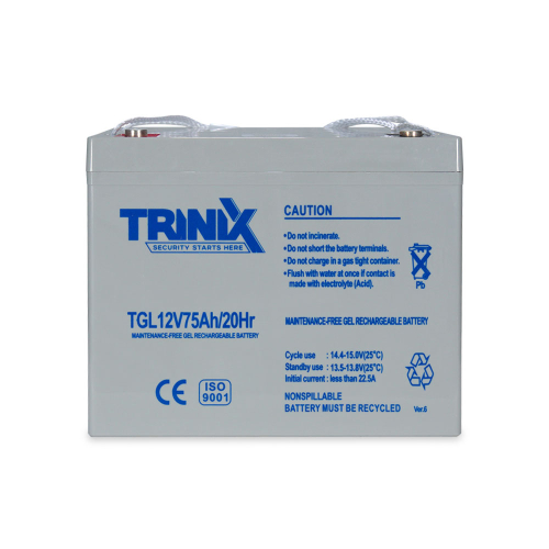Акумуляторна батарея гелева 12В 75Аг Trinix TGL12V75Ah/20Hr GEL