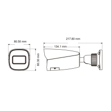 IP-відеокамера 2Mp TVT TD-9422S3B (D/PE/AR3) Black f=2.8mm