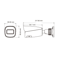 IP-відеокамера 2Mp TVT TD-9422S3B (D/PE/AR3) White f=2.8mm