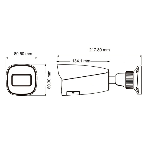 IP-відеокамера 5Mp TVT TD-9452S4 (D/PE/AR3) White f=2.8mm з мікрофоном