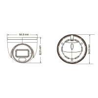 IP-видеокамера 2MP TVT TD-9524S3B (D/PE/AR2) Black f=2.8mm