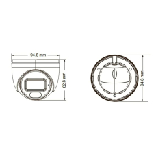 IP-відеокамера 2Mp TVT TD-9524S3B (D/PE/AR2) Black f=2.8mm