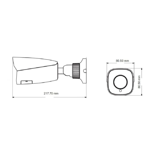 IP-видеокамера 2MP TVT TD-9422E3 (D/PE/AR3) f=2.8mm
