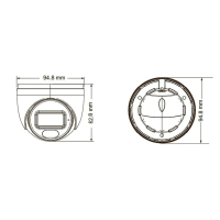 IP-видеокамера 2MP TVT TD-9524S3B (D/PE/AR2) White f=2.8mm