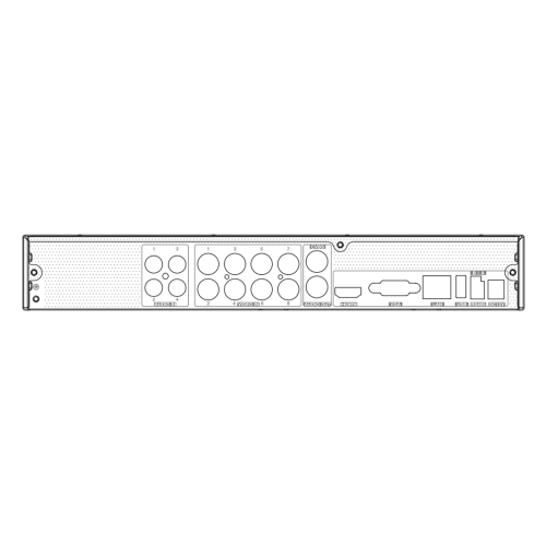 MHD-відеореєстратор 8-канальний 2Mp TVT TD-2708TS-HC