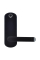Замок біометричний автономний Trinix TRL-5107BTF Black Right з Bluetooth, зчитувачем відбитків пальців і карт Mifare