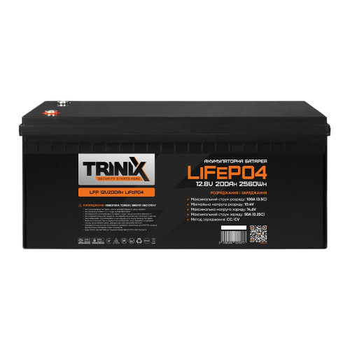 Акумуляторная батарея литий-железо-фосфатная 12В 200Ач Trinix LFP 12V200Ah LiFePo4