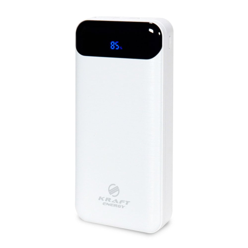 Повербанк 10000mAh Power Bank Kraft KPB-2010FC White 22.5W QC3.0