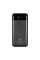 Повербанк 20000mAh Power Bank Kraft KPB-2120FCL Black 22.5W QC3.0 LED-ліхтар