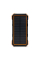Повербанк з сонячною панеллю 20000mAh Power Bank Kraft KPB-U1830WFCS Orange бездротова зарядка LED-ліхтар