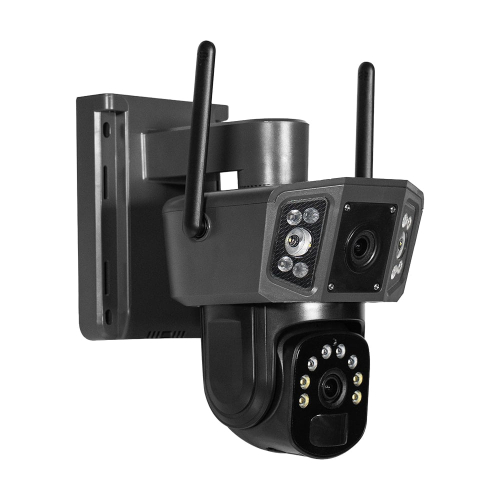 IP PTZ видеокамера автономна с 4G и солнечной панелью 3Mp+3Mp Light Vision VLC-9230IG/2C3S (Solar) f=4mm, на аккумуляторных батареях
