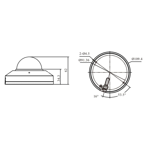 IP-відеокамера з WiFi 6 5Mp TVT TD-9557S4-C(D/WP/AR1) White f=2.8mm з мікрофоном