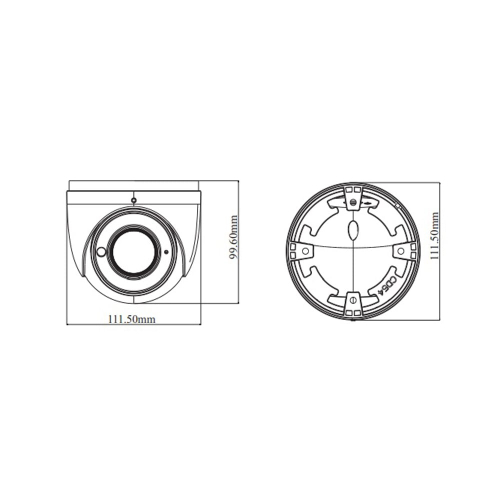 IP-видеокамера 4MP TVT TD-9545S3 (D/AZ/PE/AR3) White f=2.8-12mm