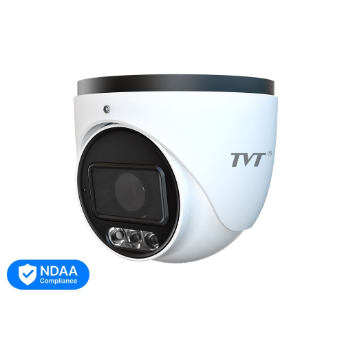 IP-видеокамера 4Mp TVT TD-9545C4-A(PE/AW3) White Full Color f=2.8mm с микрофоном
