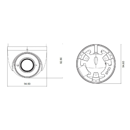IP-відеокамера 4Mp TVT TD-9544E3 (D/PE/AR2) White f=2.8mm