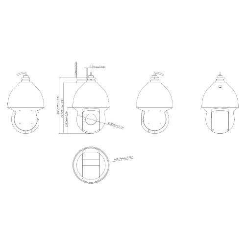 IP PTZ-видеокамера 4Mp TVT TD-8543IE3N(PE/40M/AR35) f=4.5-180mm 40x