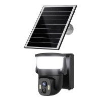IP PTZ-відеокамера автономна з WiFi, прожектором та сонячною панеллю 3Mp Light Vision VLC-6103WLS Black (Lamp+Solar) (CareCam Pro) f=3.6mm, на акумуляторних батареях