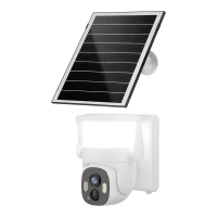 IP PTZ-видеокамера автономна з WiFi, прожектором та солнечной панелью 3Mp Light Vision VLC-6103WLS White (Lamp+Solar) (CareCam Pro) f=3.6mm, на аккумуляторных батареях
