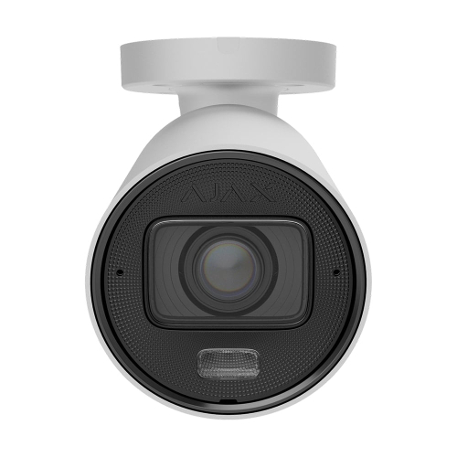 IP-видеокамера 8Mp Ajax BulletCam HLVF (8 Mp) White f=2.8-12mm, ИК+LED-подсветка, с микрофоном
