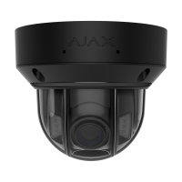 IP-відеокамера 5Mp Ajax DomeCam HLVF (5 Mp) Black f=2.8-12mm, ІЧ+LED-підсвічування, з мікрофоном