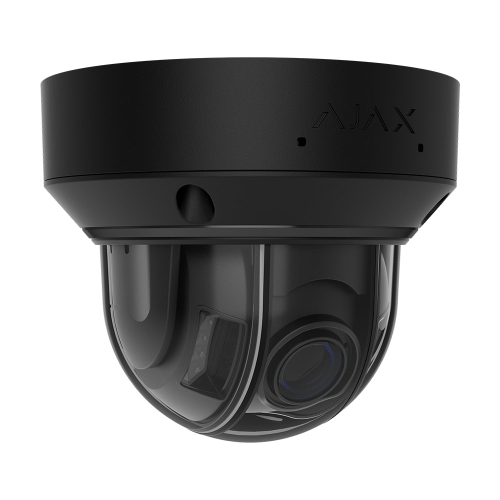 IP-видеокамера 5Mp Ajax DomeCam HLVF (5 Mp) Black f=2.8-12mm, ИК+LED-подсветка, с микрофоном