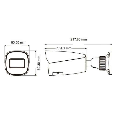 IP-відеокамера 5Mp TVT TD-9452E3B-A (D/AZ/PE/AR3) f=2.8-12mm з мікрофоном
