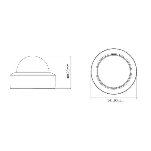IP-відеокамера 4Mp TVT TD-9543S4-C(D/AZ/PE/AR3) f=2.8-12mm з мікрофоном