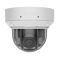IP-видеокамера 5Mp Ajax DomeCam HLVF (5 Mp) White f=2.8-12mm, ИК+LED-подсветка, с микрофоном