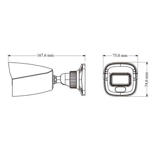 IP-відеокамера 4Mp TVT TD-9441C4(PE/WR1) Full Color f=2.8mm з мікрофоном