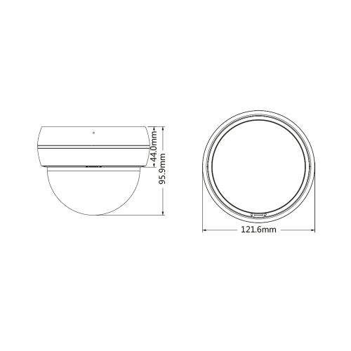 IP-відеокамера 5Mp TVT TD-9552E3B-A (D/AZ/PE/IR2) f=2.8-12mm з мікрофоном