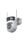 IP PTZ-видеокамера с WiFi 4Mp+4Mp Light Vision VLC-9304WI/2C (Tuya) f=4mm, ИК+LED-подсветка, с микрофоном